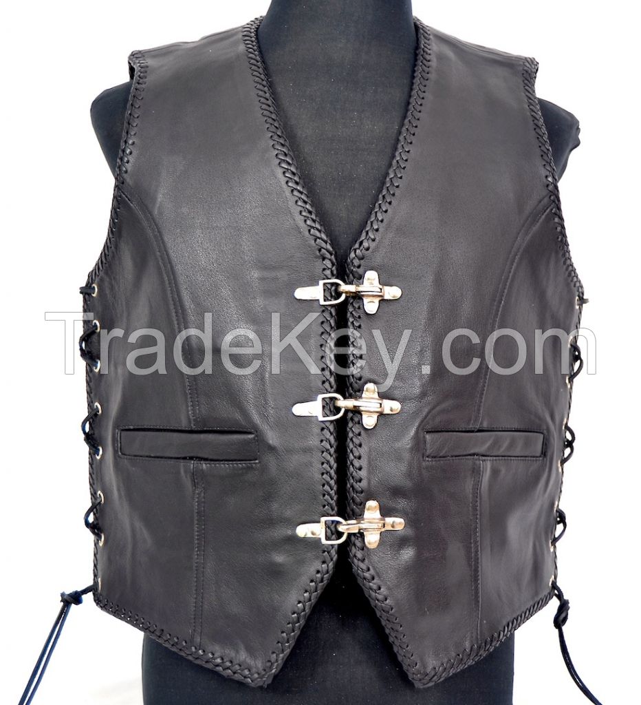 New Style Biker Leather vest