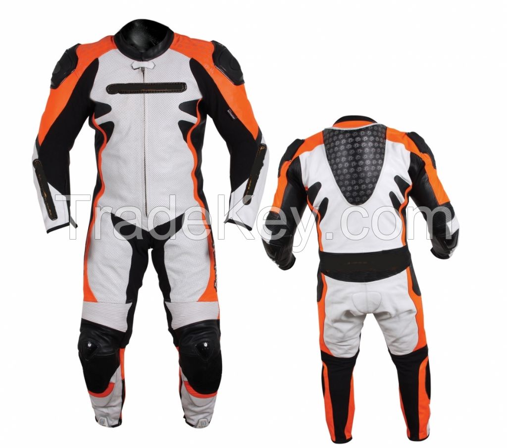 New Motorbike Leather Suits Custom Motorcycle Leather Race Suit Biker Racing Suit