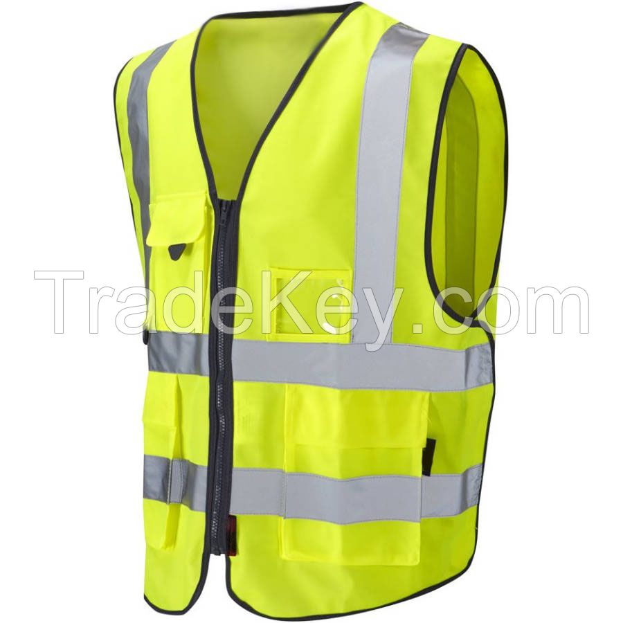 Safety Reflective Work Wear Vest Customize Safety Work Wear Vest