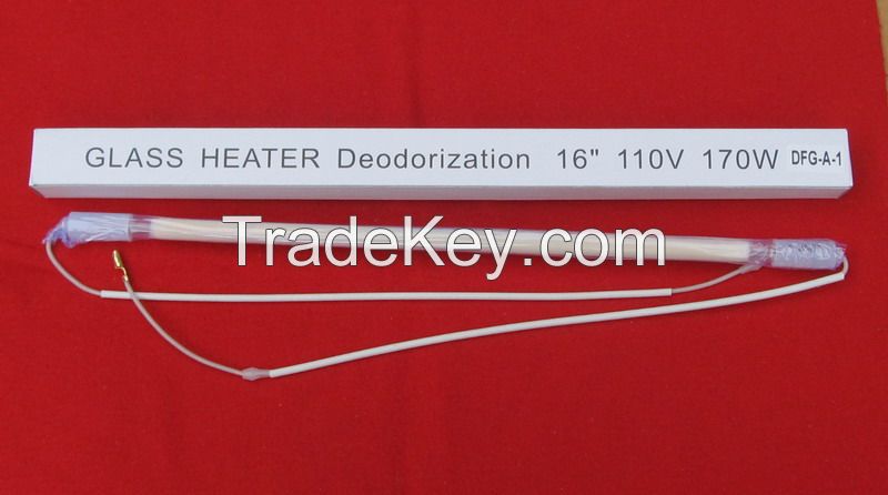 refrigerator deodorization glass tube heater (freezer defrosting heater)