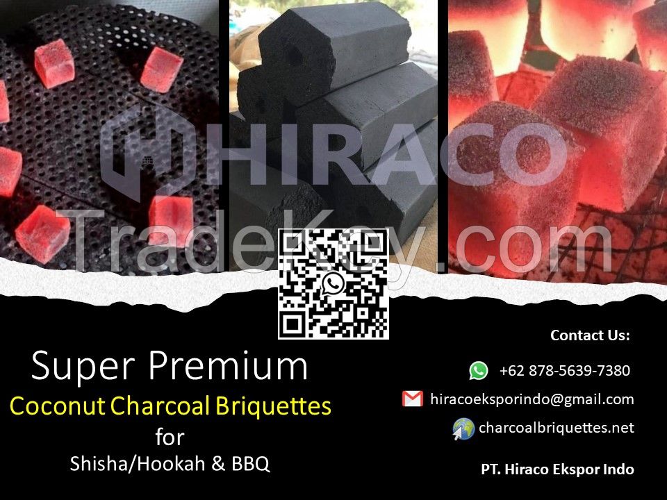 Cube Coconut Shell Charcoal Briquette For Shisha And BBQ