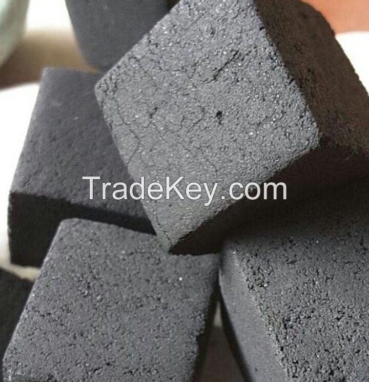 premium hookah shisha coconut shell charcoal briquettes cube shape