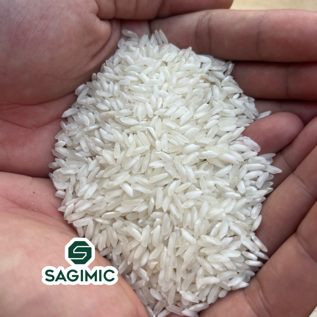 White long-grain IR504 rice 5% broken from Vietnamese Exporter Sagimic with cheap price and high quality