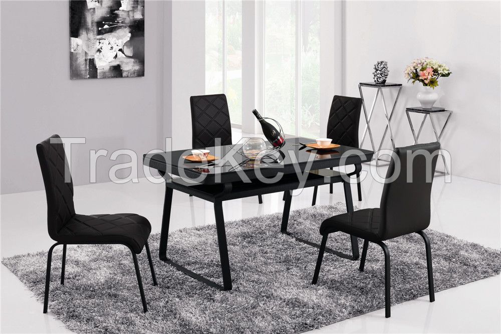 JH2206 Home furniture glass dining table