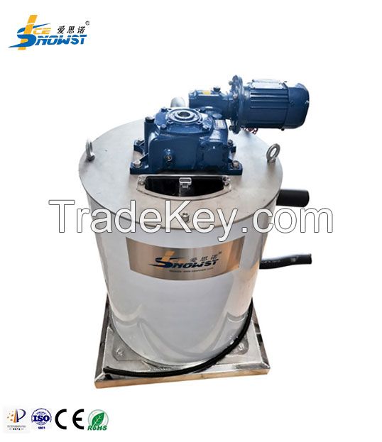 2T/day Seawater Flake Ice Evaporator Drum Machine