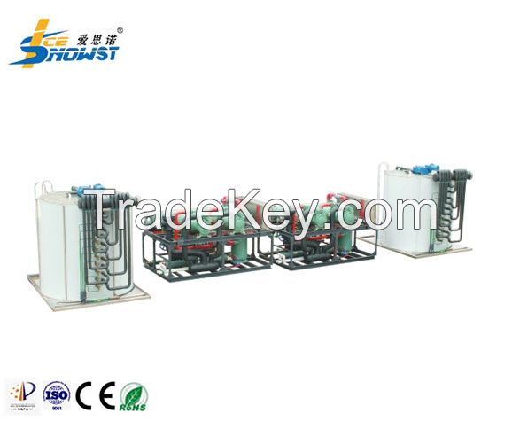 50ton PLC Freshwater Flake Ice Machine Maker For Seafood Processing