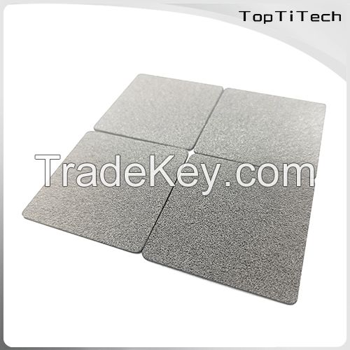 Sintered Porous Titanium Plate From TopTiTech