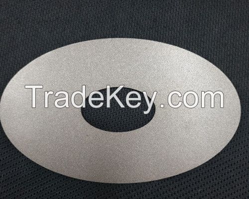 Sintered porous titanium plate for PTL from TopTiTech