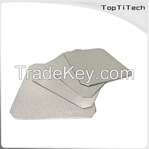 Metal porous sintered titanium plate From Toptitech