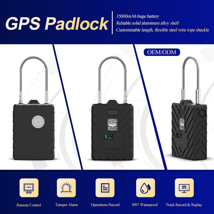 G508N GPS Tracker Padlock Smart Electronic Lock
