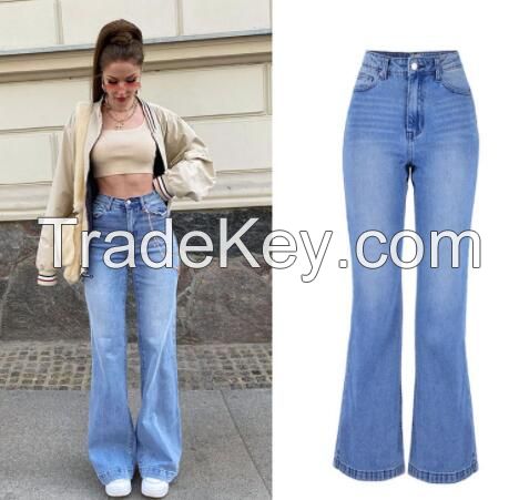 ladies women pants high waist pants ladies jeans loose fit women jeans boot cut jeans flared jeans