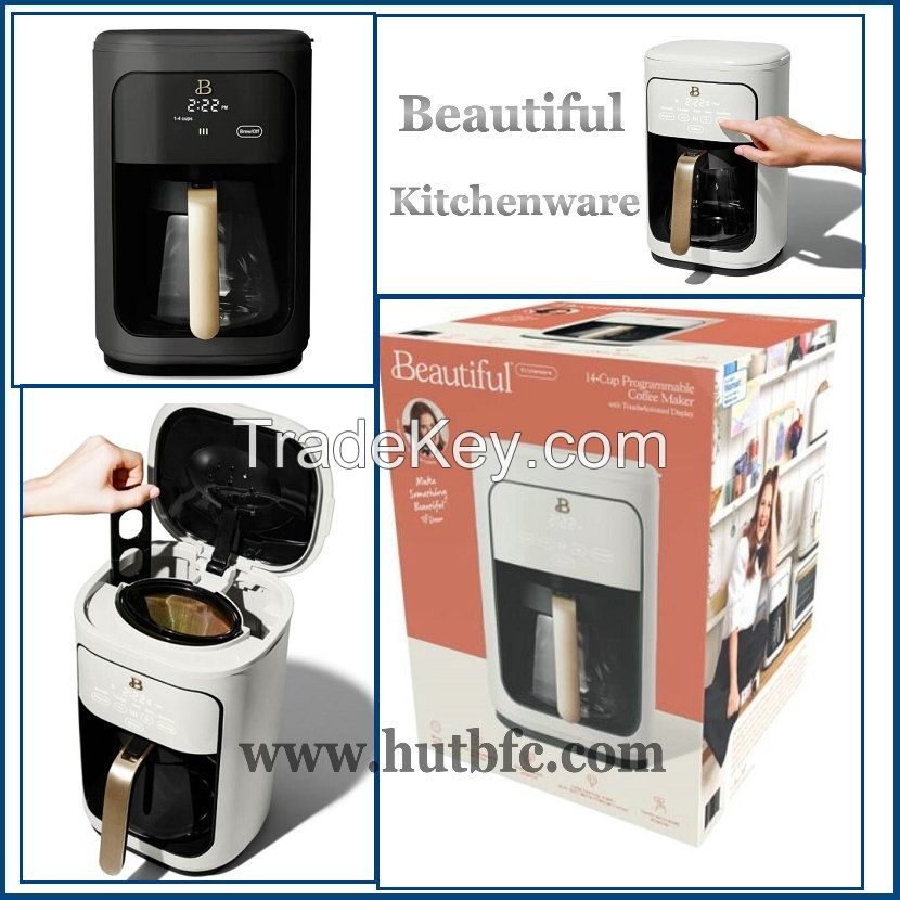 Beautiful 14 Cup Programmable Touchscreen Coffee Maker, 2023 Most Popular Coffee Machine Online Wholesale