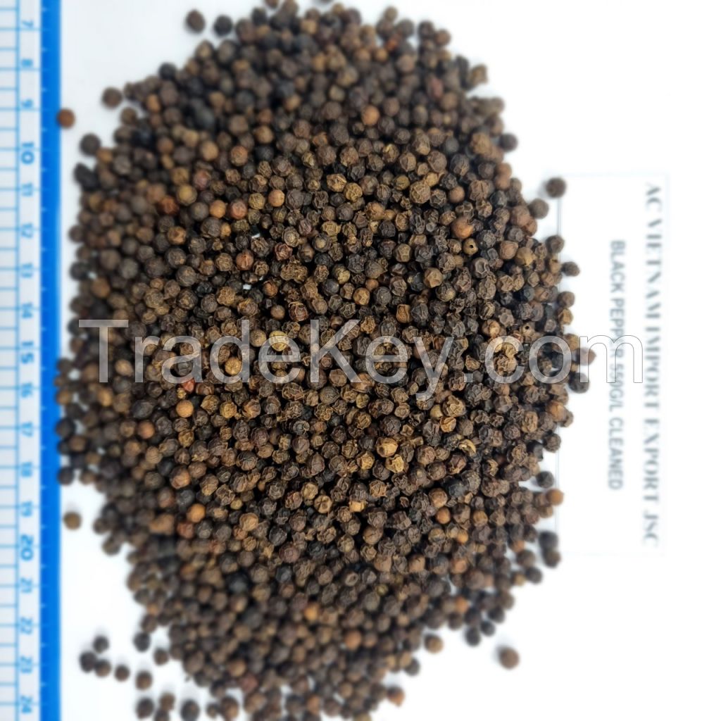 MACHINE CLEANED BLACK PEPPER 550G/L VIETNAM ORIGIN for export