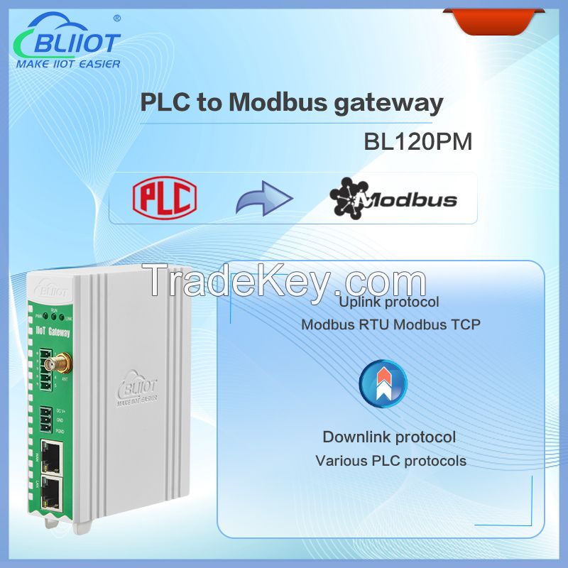 BLIIoT New Version BL120PM PLC to Modbus Gateway PLC Remote Upload and Download