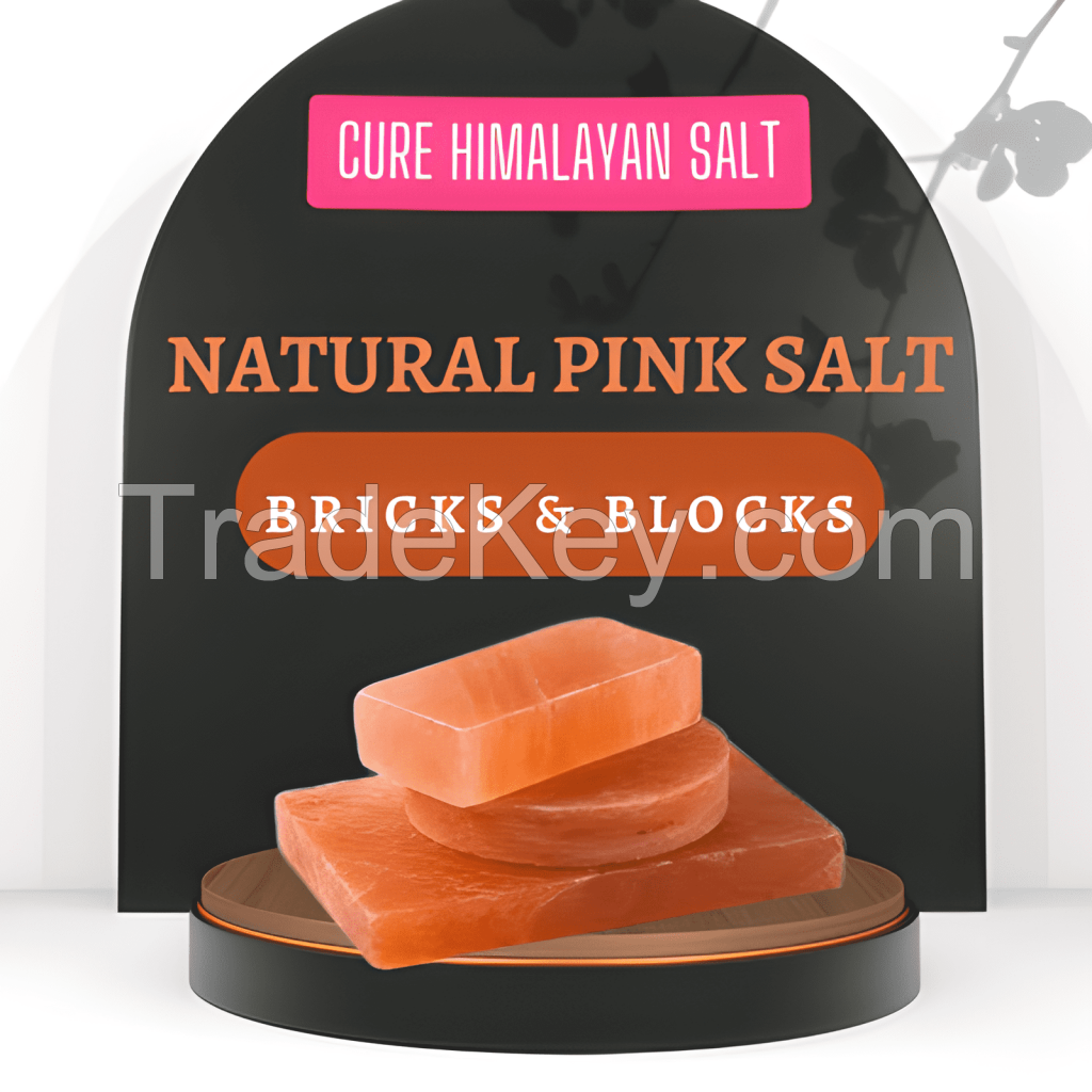 Himalayan Pink Salt Bricks and Blocks
