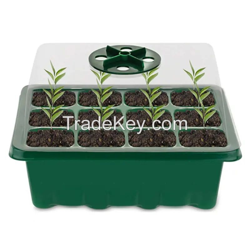 Seedling Tray Garden Nursery Pots Seed Trays Free Greenhouse Flower Pot Plants Box Seed Starter Kit For Garden Yard