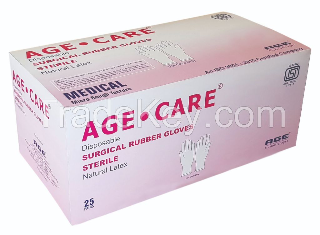 LATEX SURGICAL GLOVES