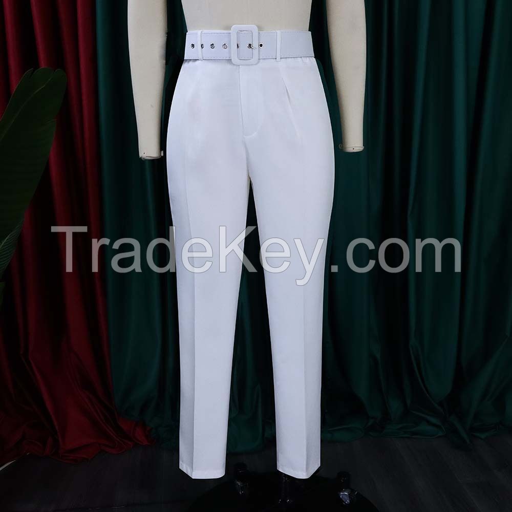 Spring and Autumn high waist casual suit pants slim suit pants women's autumn professional pants Wholesale