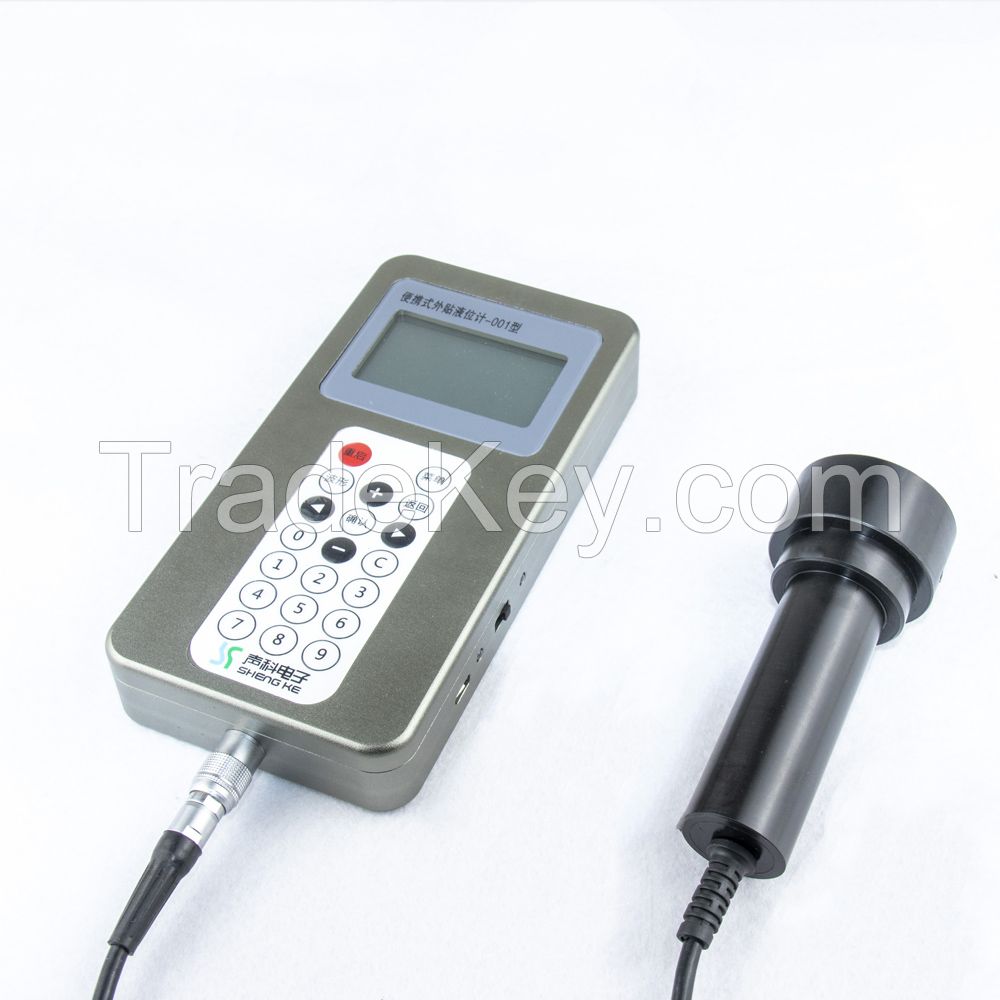 handle / portable liquid level transmitter / meter / gauge / indicator