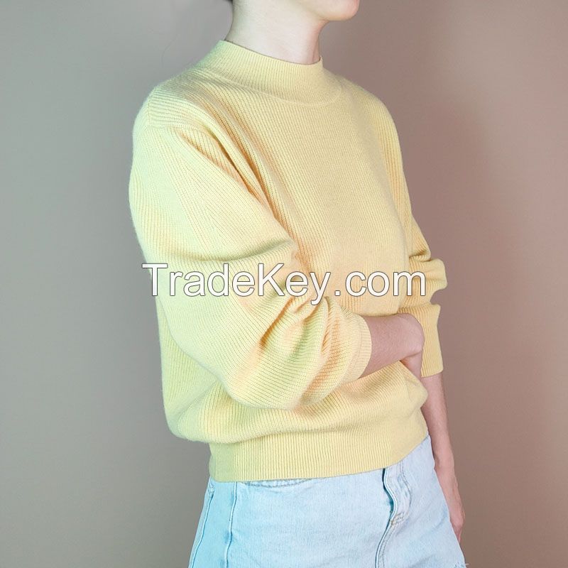 Women High quality wool cashmere pullover jumpers sweaters