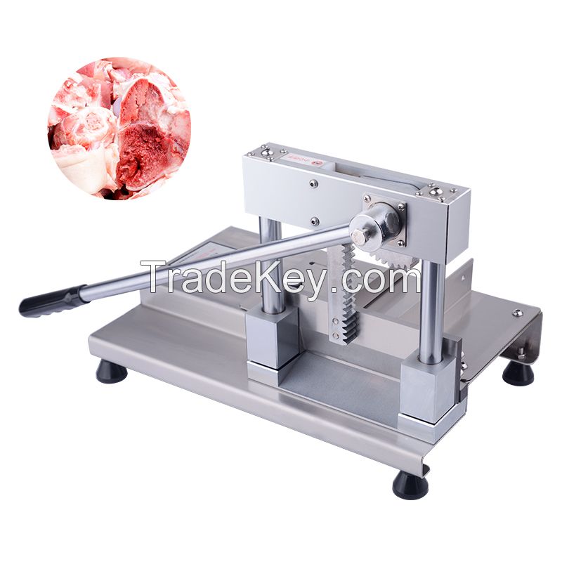 Kitchen manual frozen ribs chicken meat bone cutting cutter machine