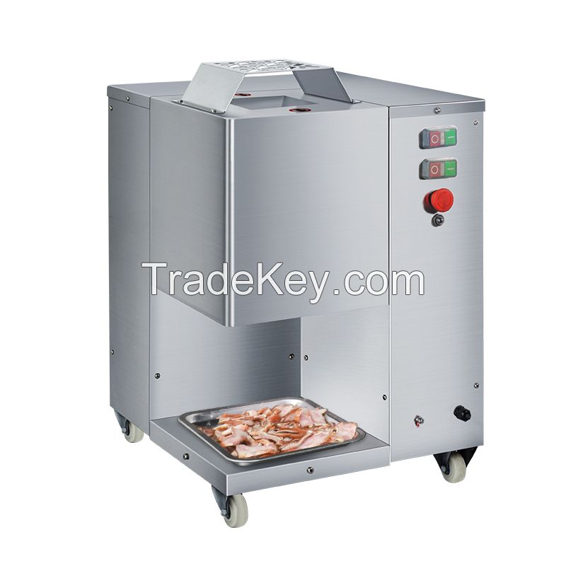 Eectric automatic minced meat chicken breast dicer and slicer slicing machine