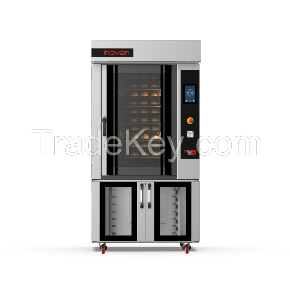 10 Tray Rotary Electrical Convection Oven with Fermentation