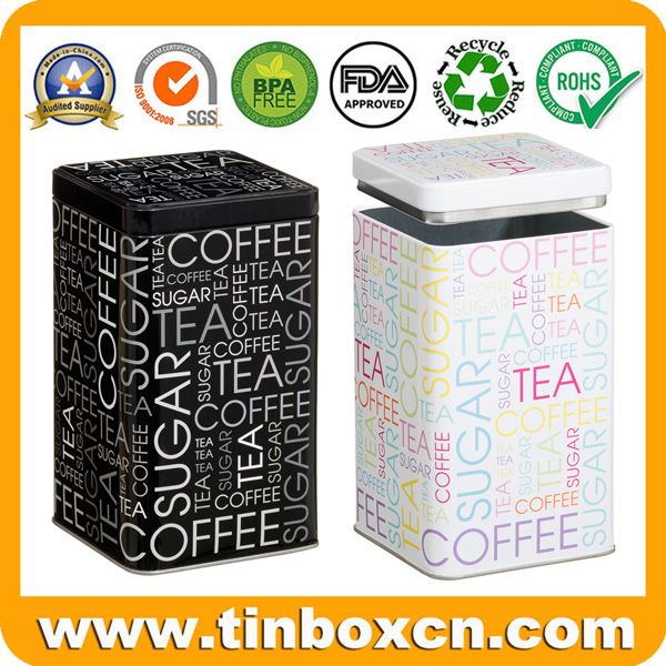 Sell Offer Square tea tin