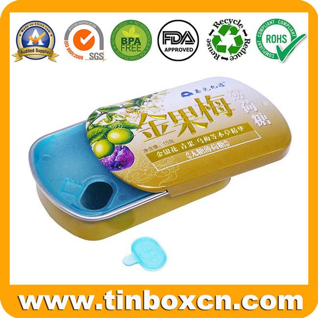 Sell Offer Sliding candy mint tin box BR1556