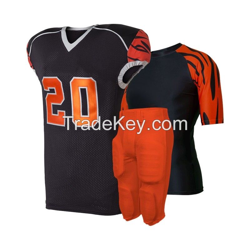 Fully Sublimated Customized American Football Uniform