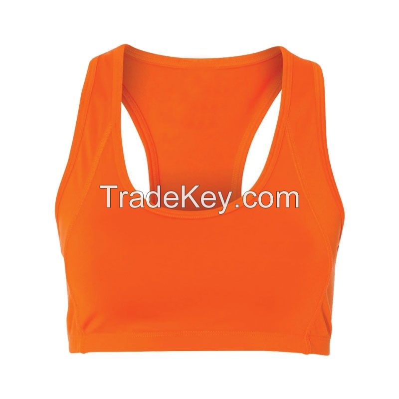 Fully Sublimated Colored Sports Gym Bra Fitness Bra