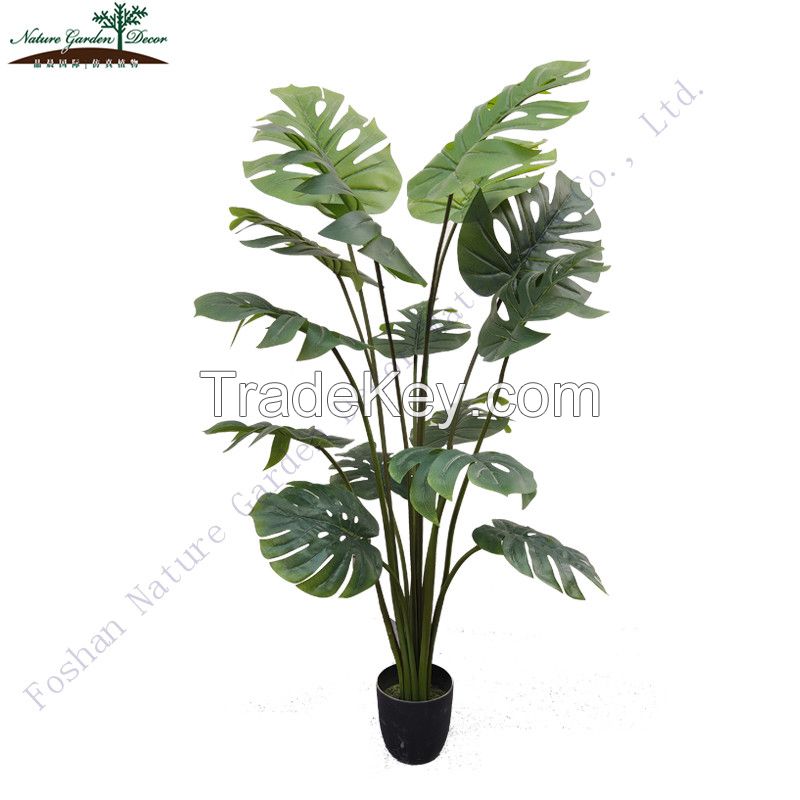 artificial monstera plants