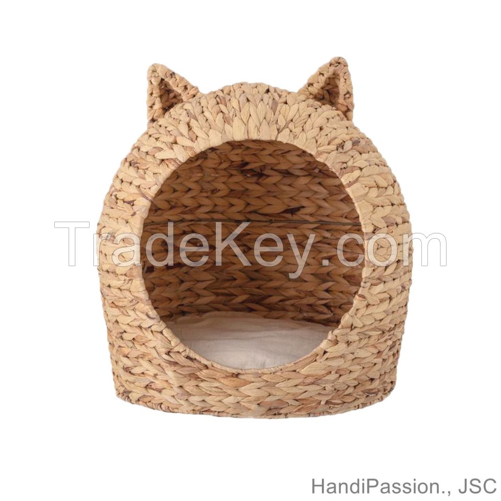 Water Hyacinth Woven Pet Bed Pet House Vietnam Manufacturer HP - OTH030