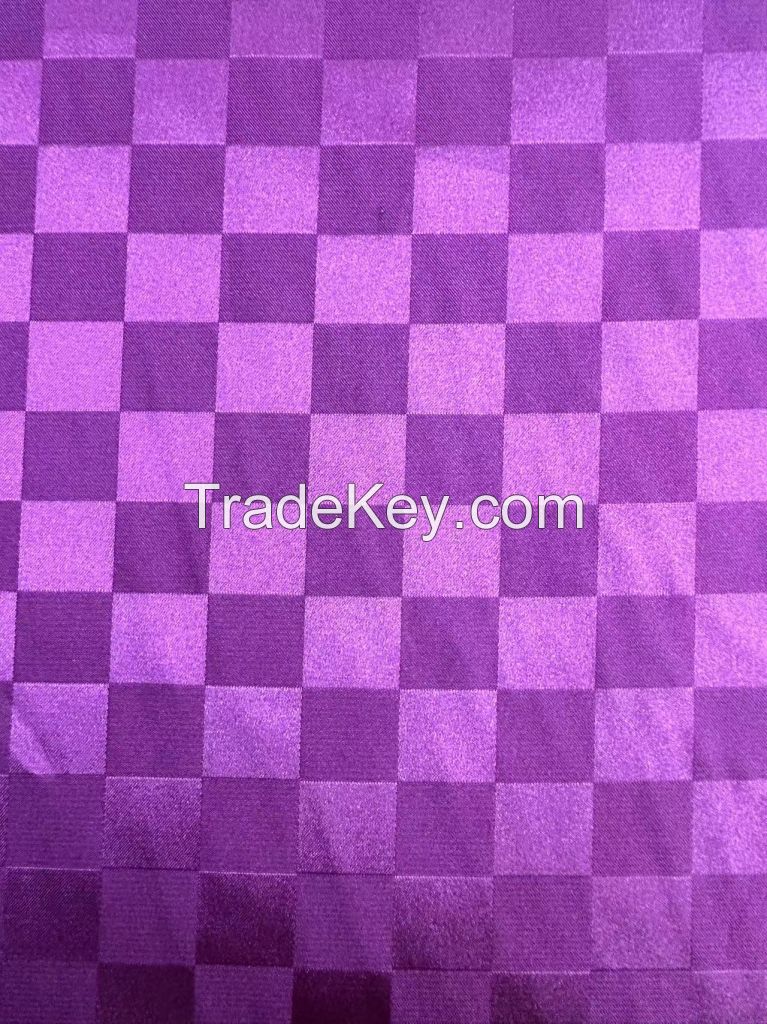 Selling Satin Grid Fabric