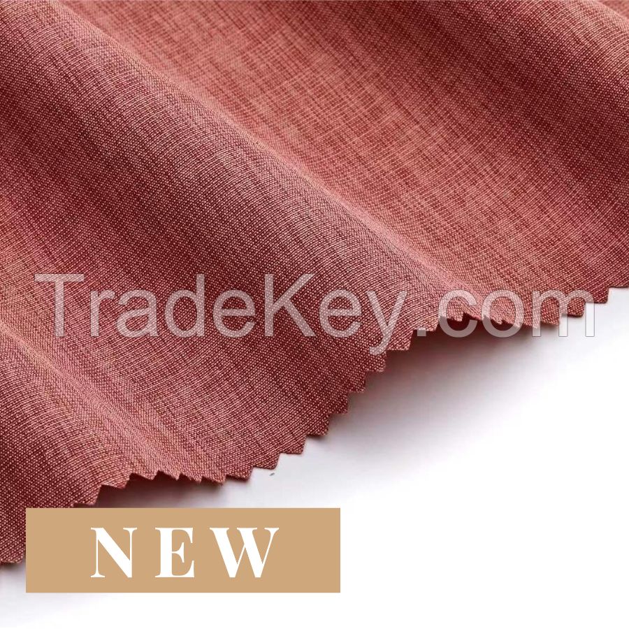 Selling Custom High Quality Polyester Linen Type Cloth Sofa Fabric Dress Garment Pant Fabric