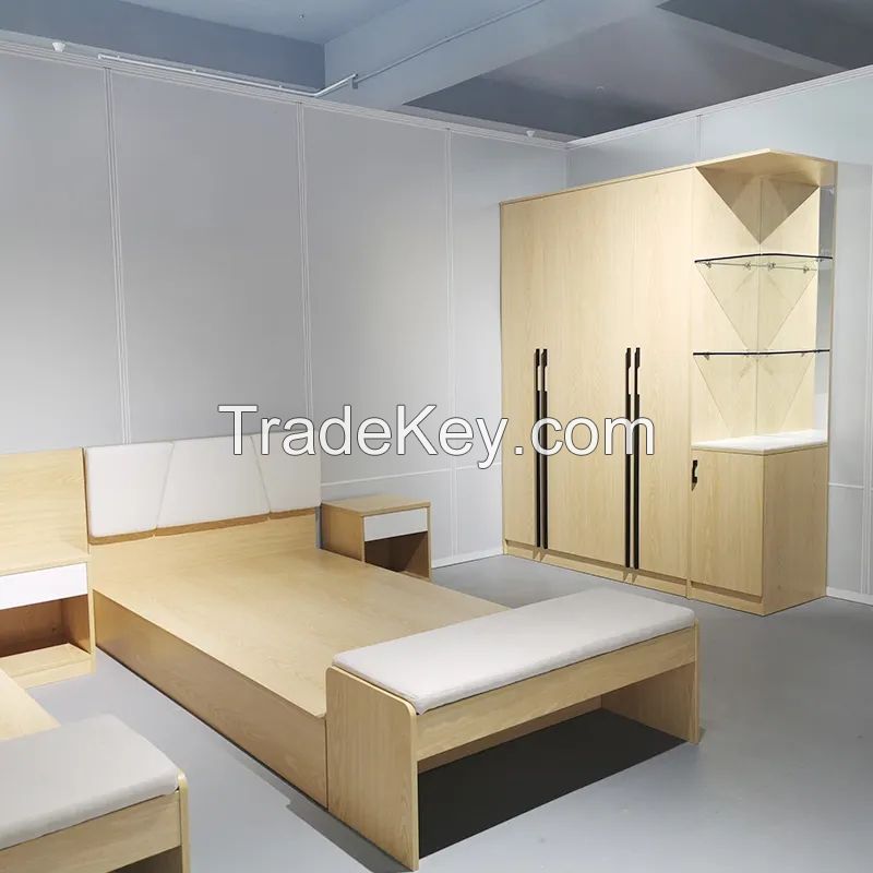 Service Provided 5 Star Hotel Furniture Apartment Panel Bedroom Sets