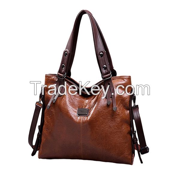 Classic Design Retro Leather Shoulder Bag Tote Handbags- #250
