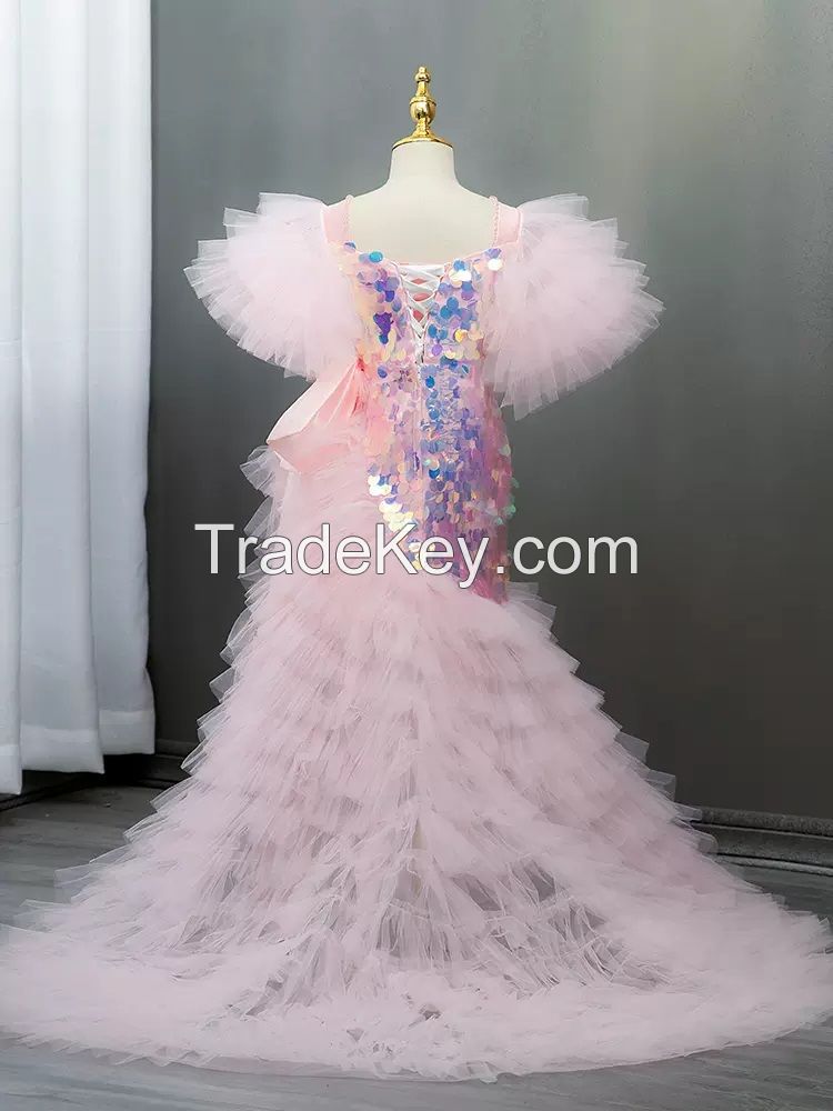 girls ceremony dress gown