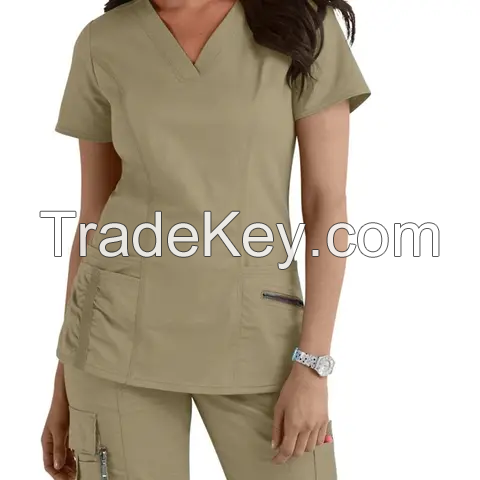 Women's scrubs nurse uniform