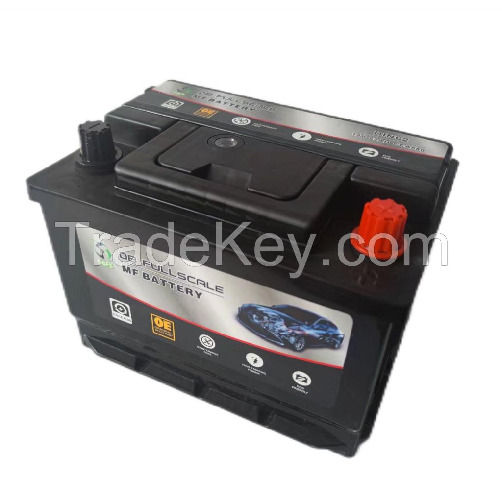 95D31 80AH Auto Car Battery Manufacturer Excellent Performance Maintenance Free Starter Stop Batteries For Cars