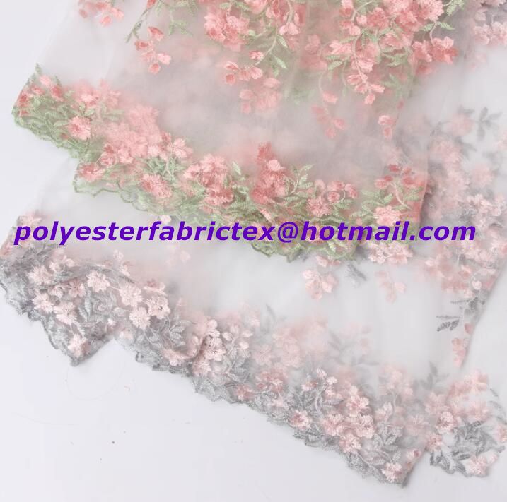 All over eyelet embroidery fabric.