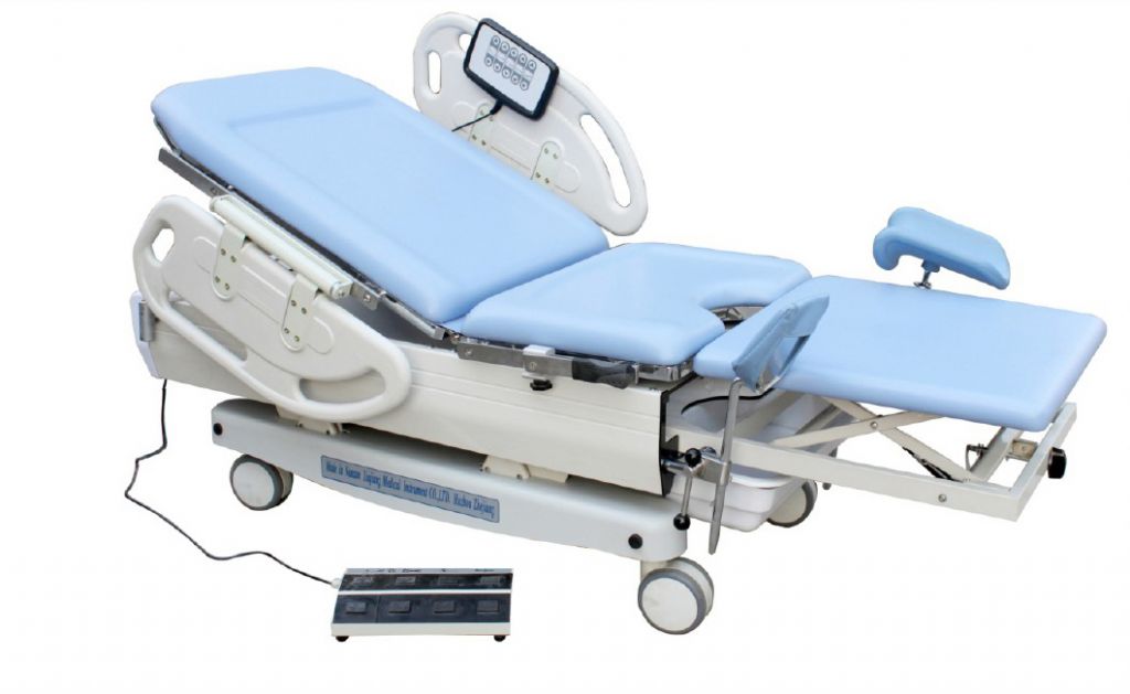 Hospital Electric Adjustable Gynecology Operation and Childbirth Bed