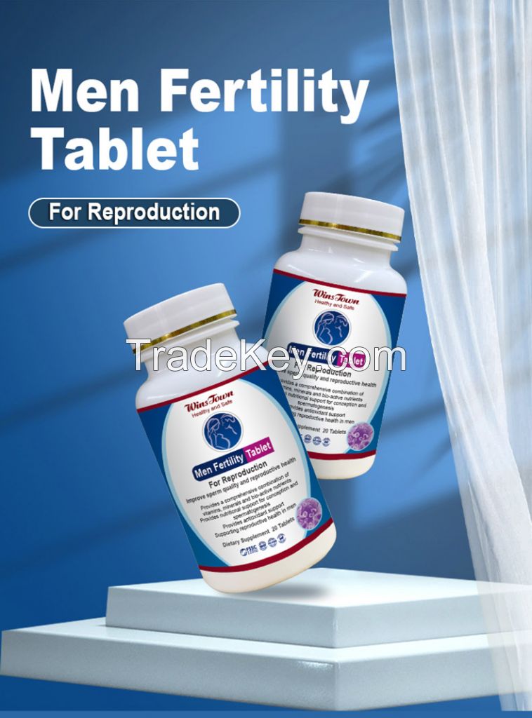 WinsTown Male Fertility pills Natural organic herbal capsules men Tablet for help promote to get pregnant.