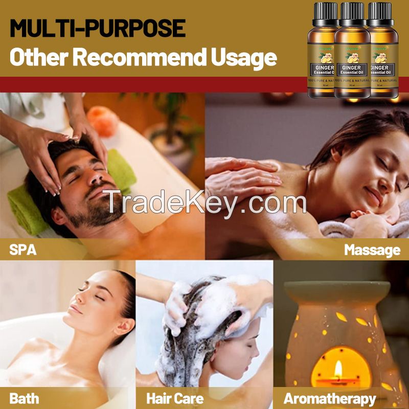 Daynee brand Healing Solutions 30ml Oils multi-purpose Ginger Essential Oil.