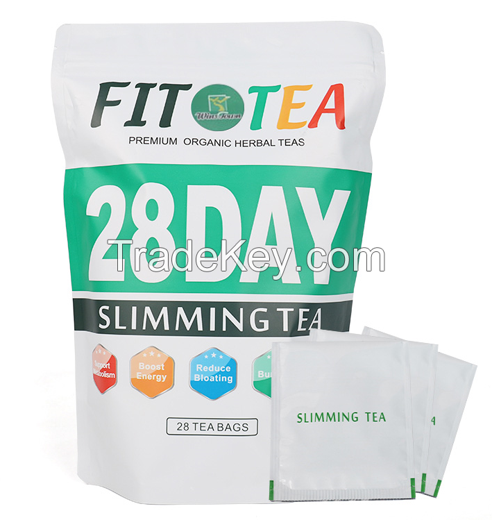 Private label Slim tea bag 28 day flat tummy products Herbal Detox slimming tea weight loss for the minceur