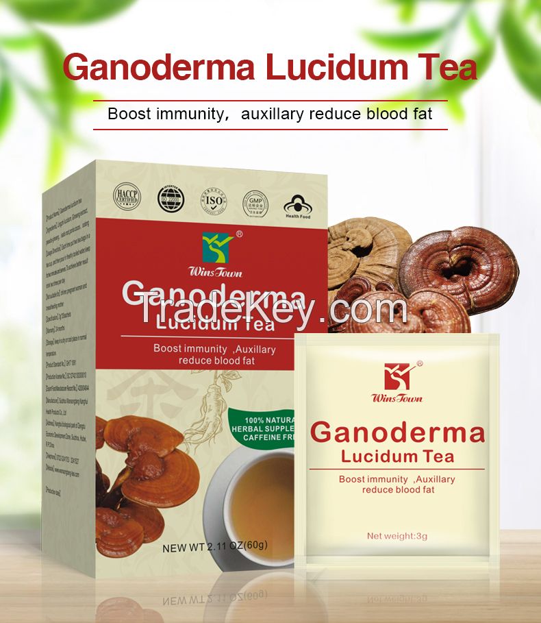 Ganoderma refresh herbal Lingzhi tea organic lucidum reishi invigorate wholesale Natural Detox tea