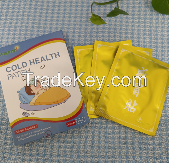 Cold health patch healthy cool kids cleansing organic patches herbal healthcare cooling products herbs no side effect custom private label popular pads