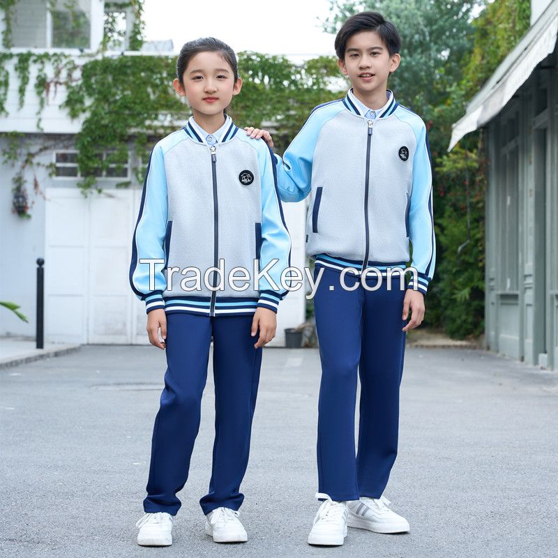 2023 new sschool uniforms spring children baseball suit