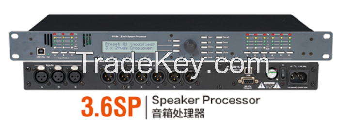 3-input 6-output digital audio processor with usb