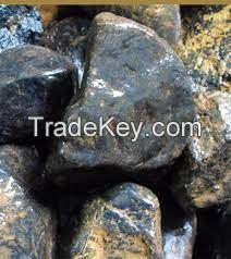 Tantalite ore, coltan ore, copper ore, aluminium ore etc